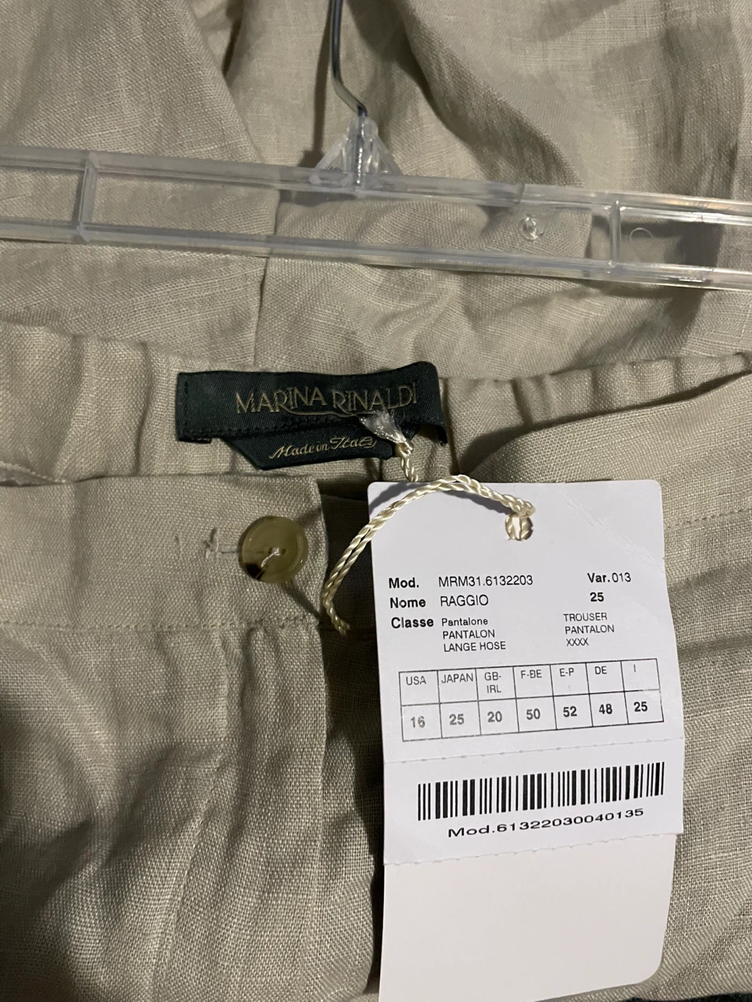 Marina Rinaldi Linen Trousers - photo 2