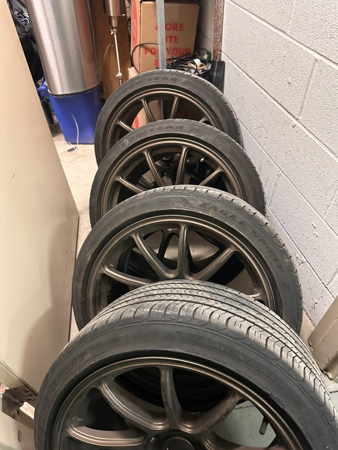 set of rims and tires fits for subaro and honda civic - photo 5