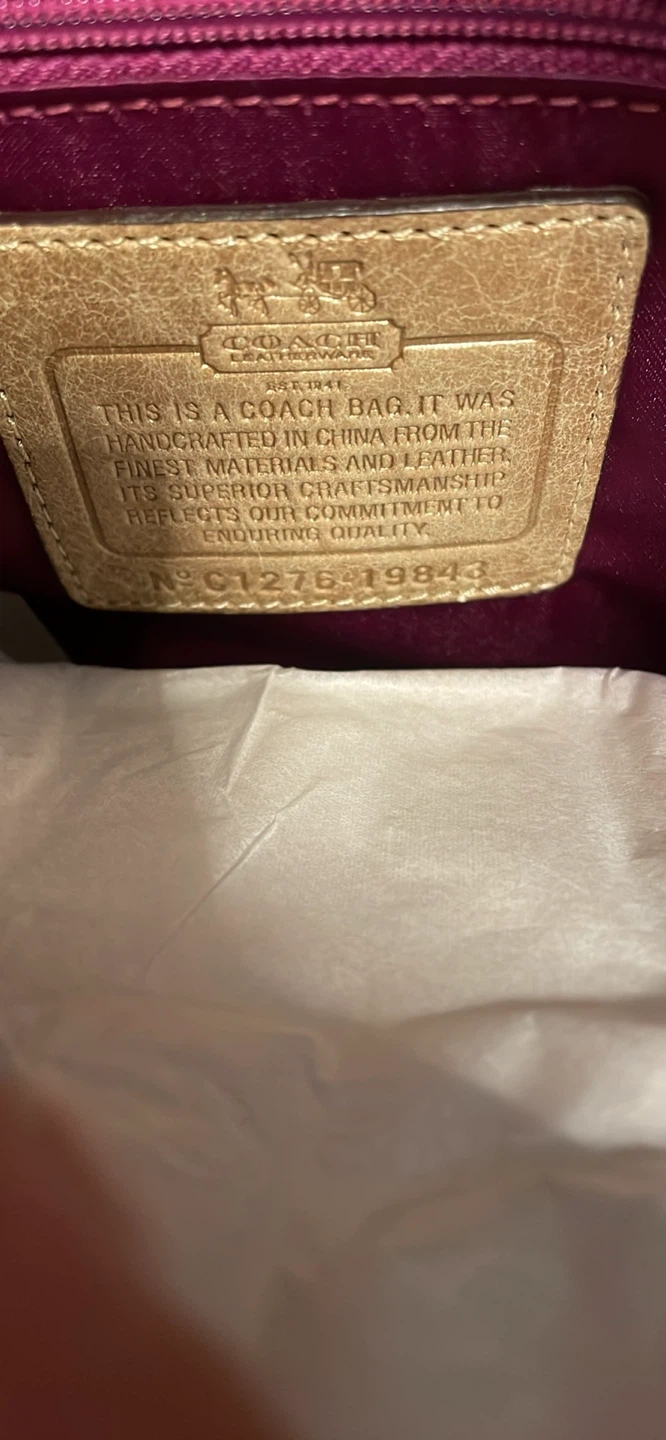Coach Handbag - Snakeskin Print - photo 2