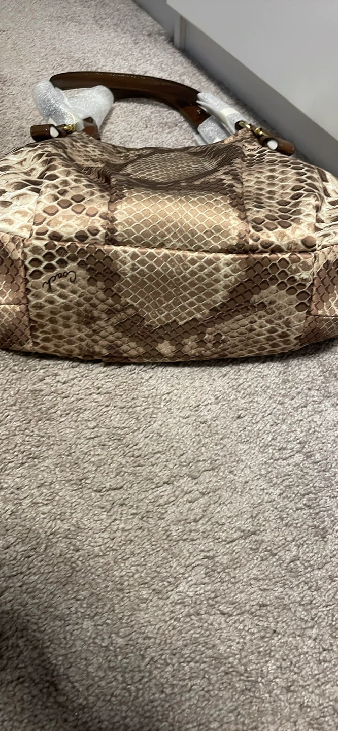 Coach Handbag - Snakeskin Print - photo 5