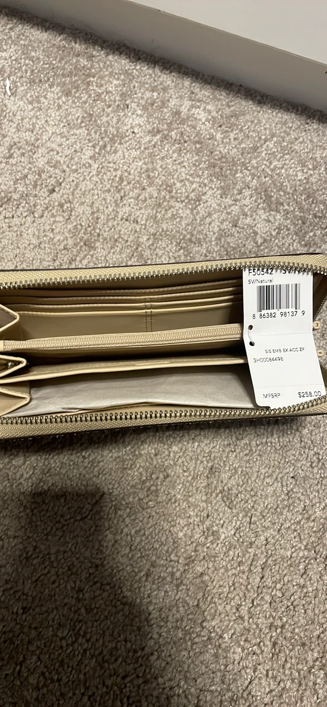 Coach Snakeskin Zip Around Wallet - photo 3