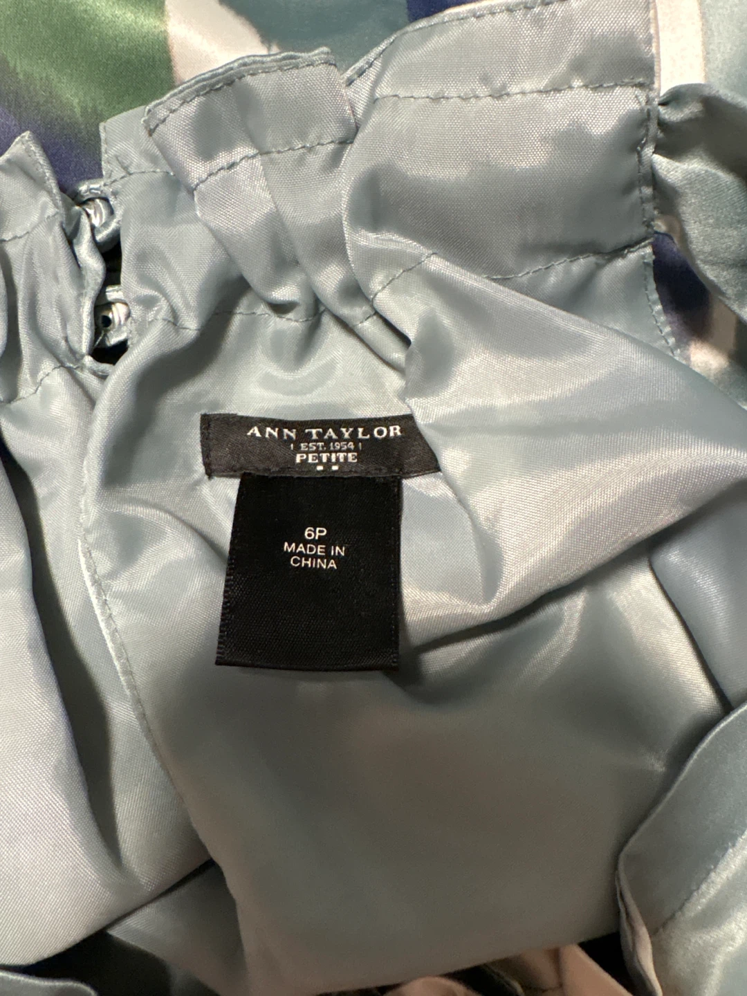 Ann Taylor Petite Halter Neck Floral Dress Size 6P - photo 2