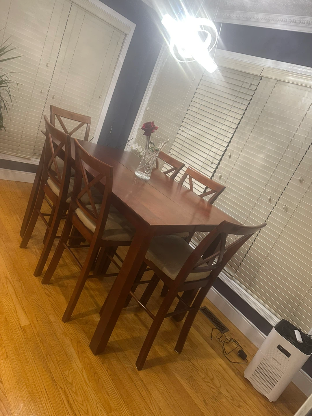 Wooden Dining Table with 6 Chairs - photo 3
