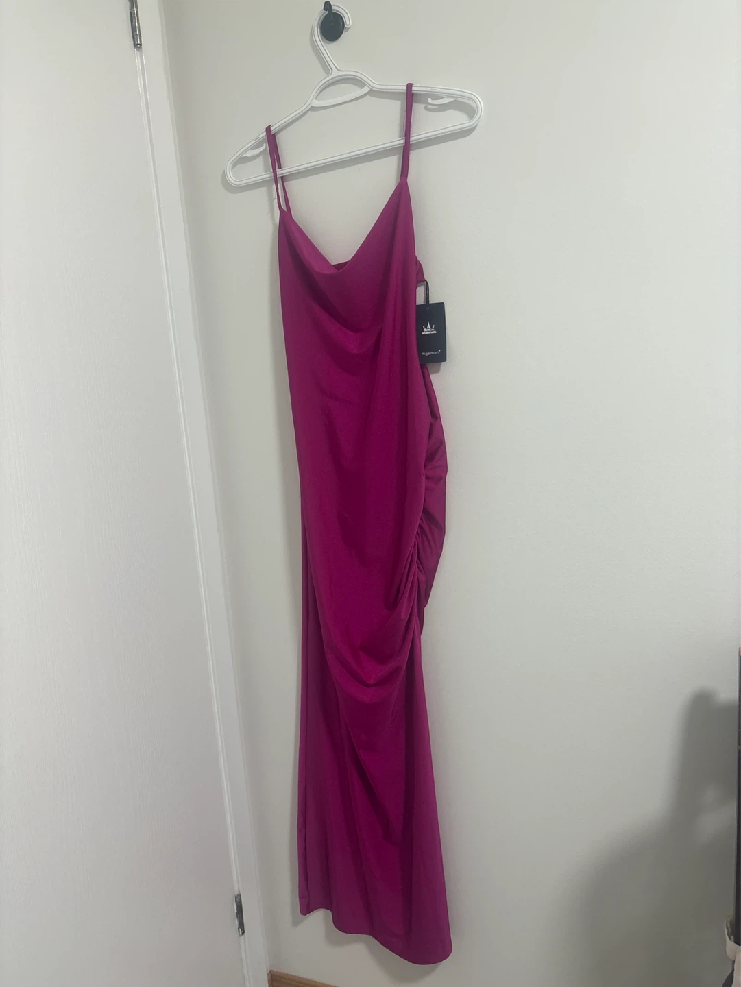 Brand new Pink Ruched Midi Dress - photo 2