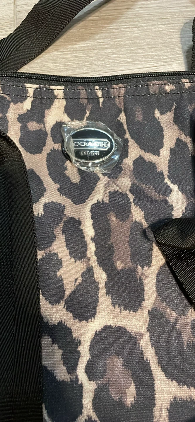 Coach Leopard Print Duffel Bag - photo 3