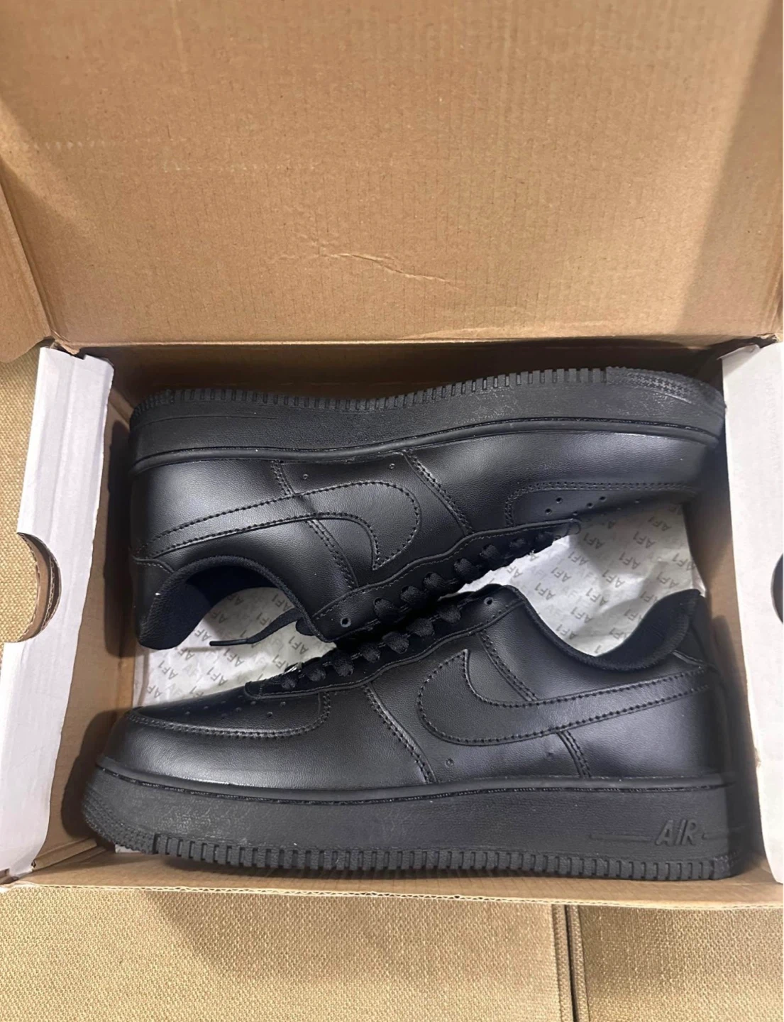 Nike Air Force 1 Low Black Sneakers - photo 3