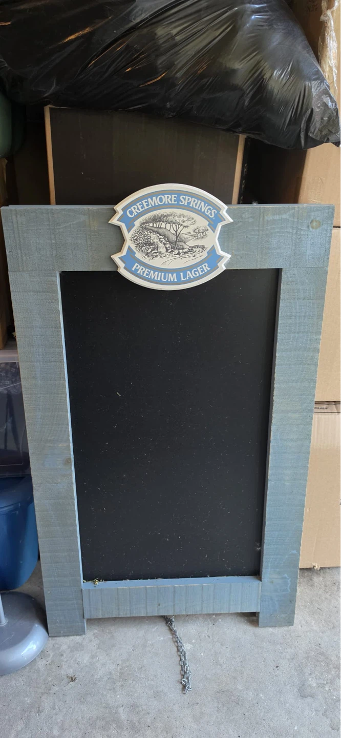 Creemore Springs Premium Lager Chalkboard A-Frame Sign