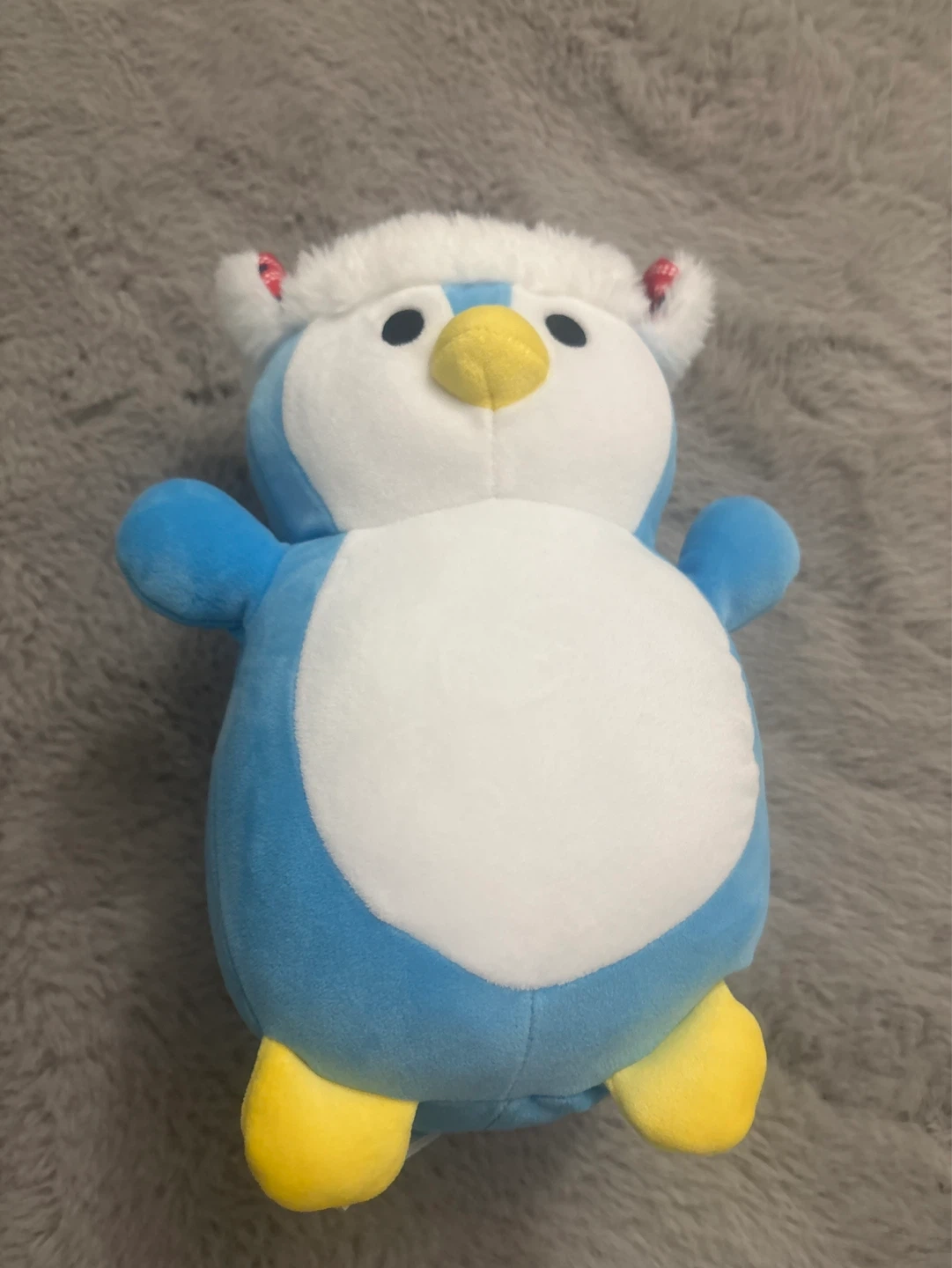 Blue and White Penguin Plush Toy