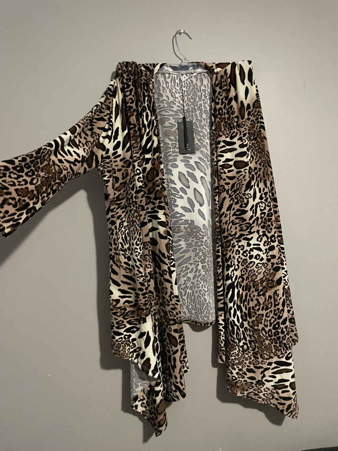 Strazzi Leopard Print Kimono Cardigan - XL - photo 2