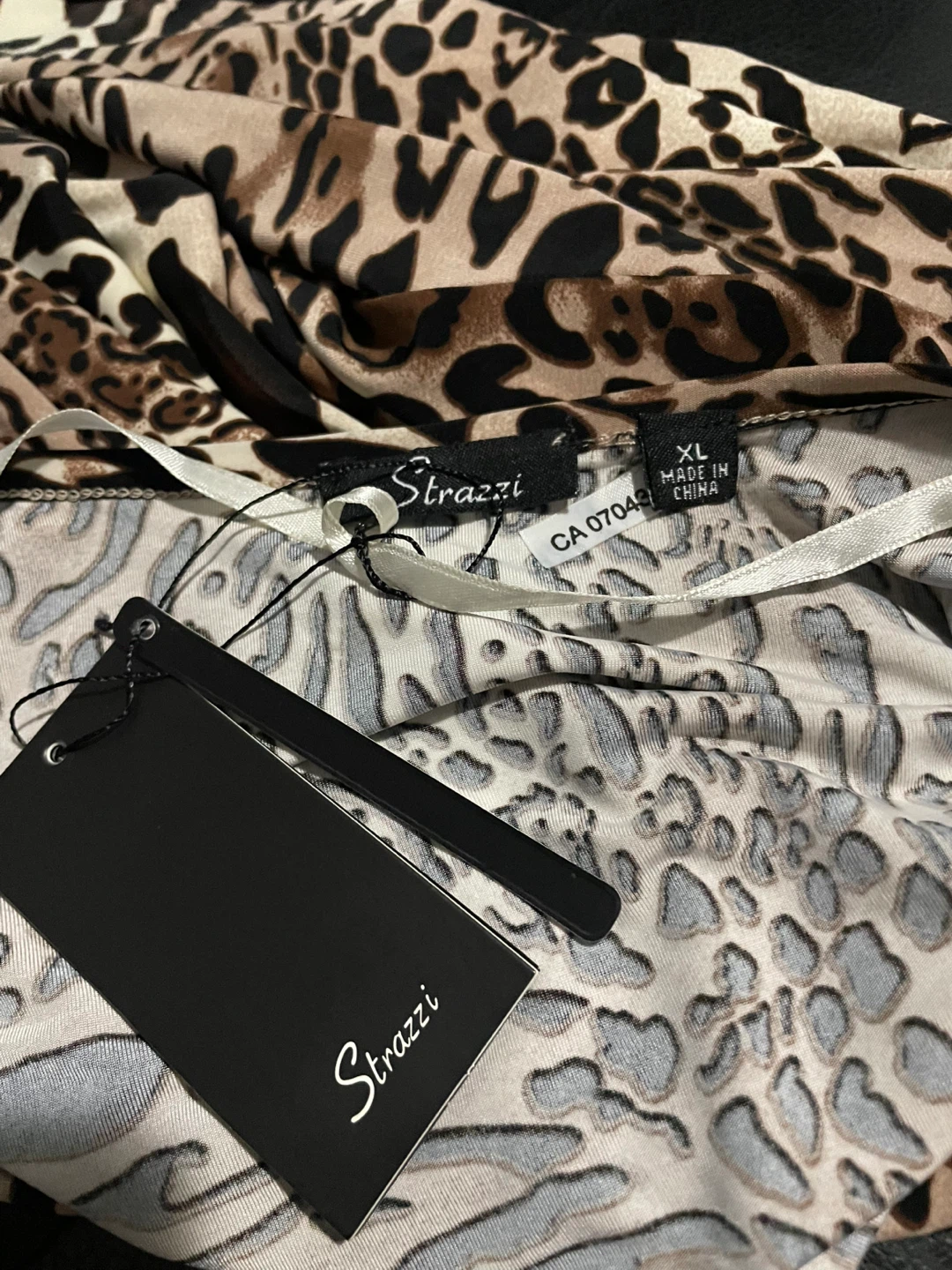 Strazzi Leopard Print Kimono Cardigan - XL - photo 4