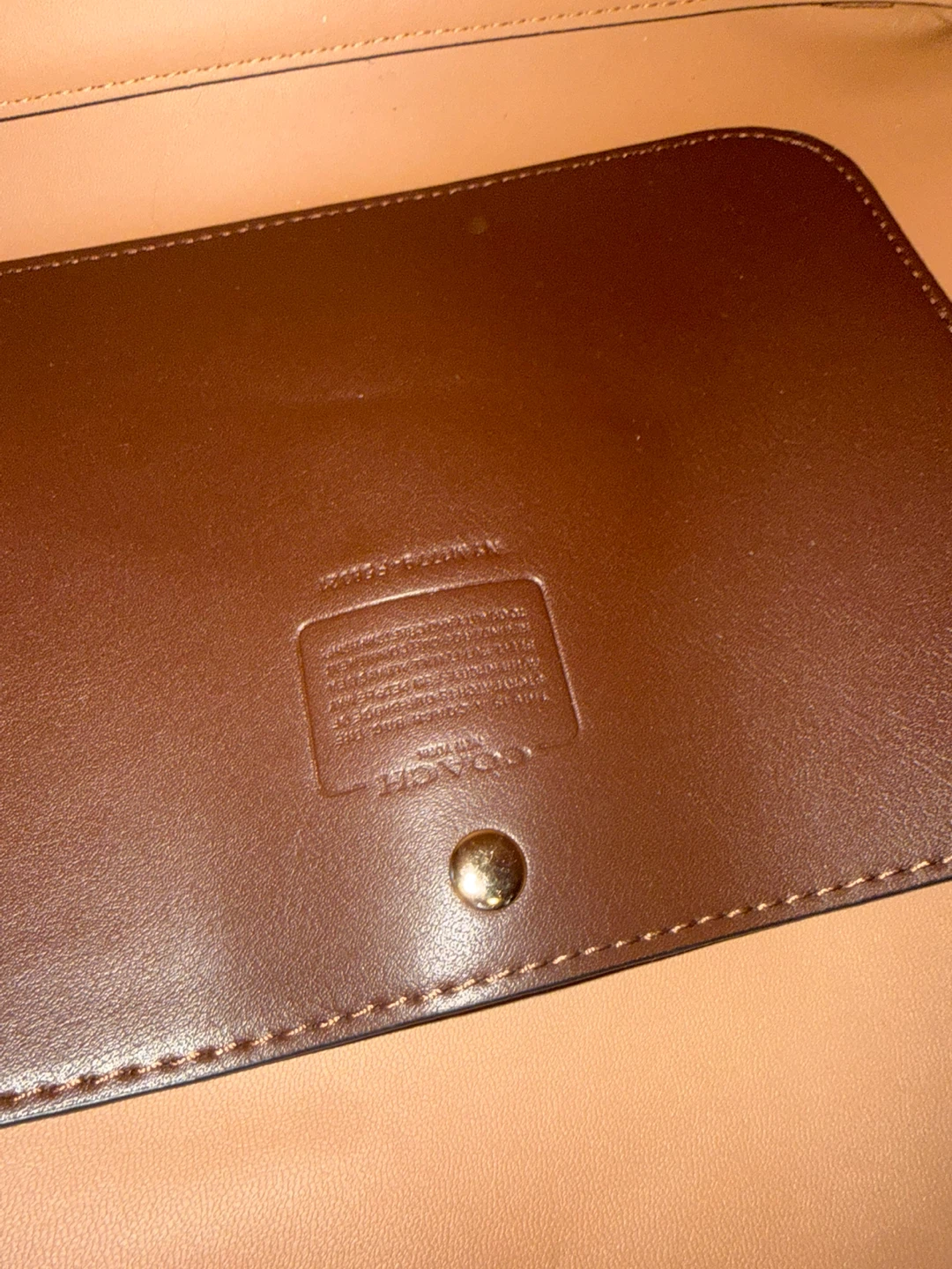 Coach New York Brown Leather Shoulder Bag - photo 3
