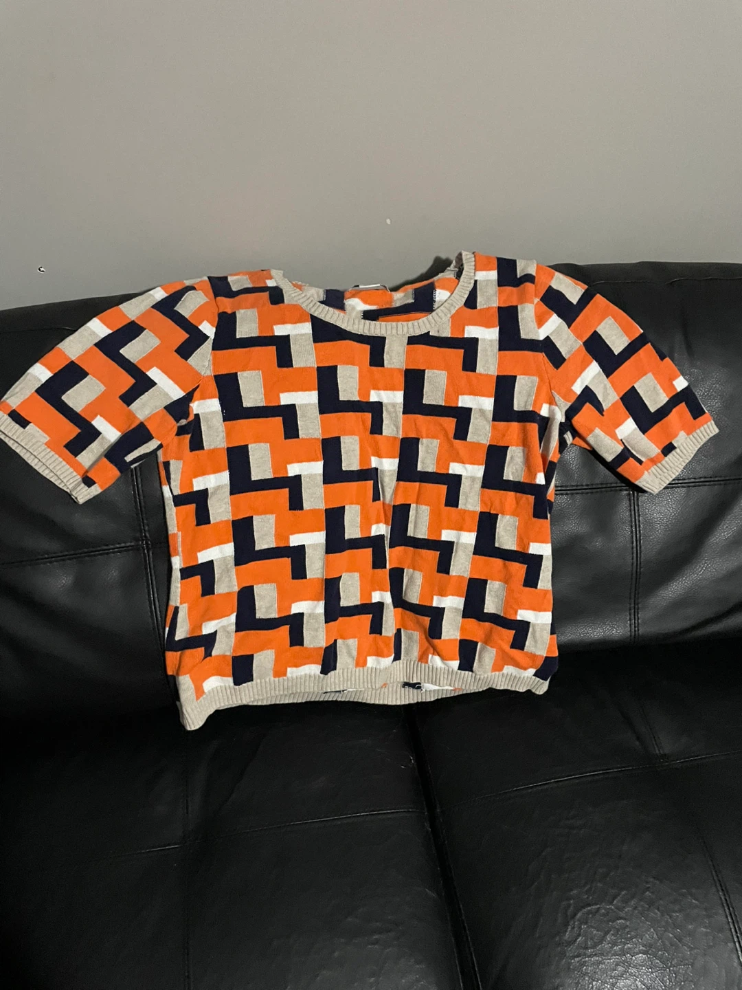 Liz Claiborne Geometric Print Sweater - Size L