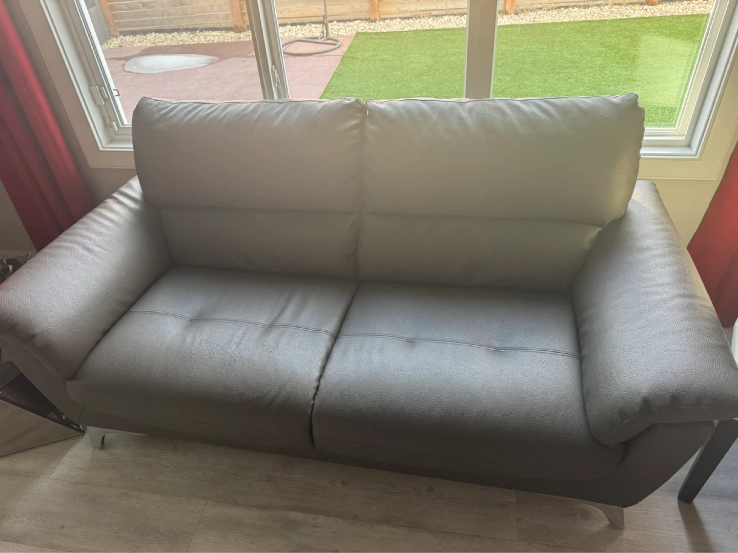 Grey 2-Seater Sofa