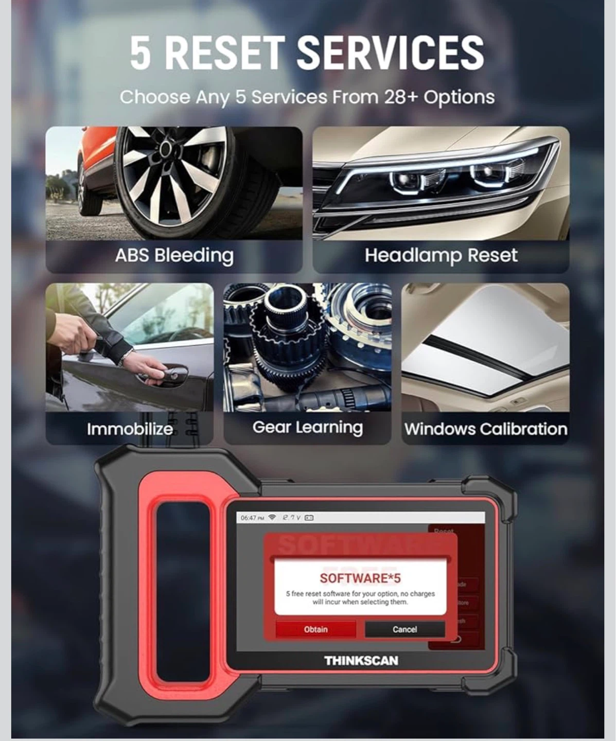 THINKCAR THINKSCAN Plus S7 OBD2 Scanner - photo 3