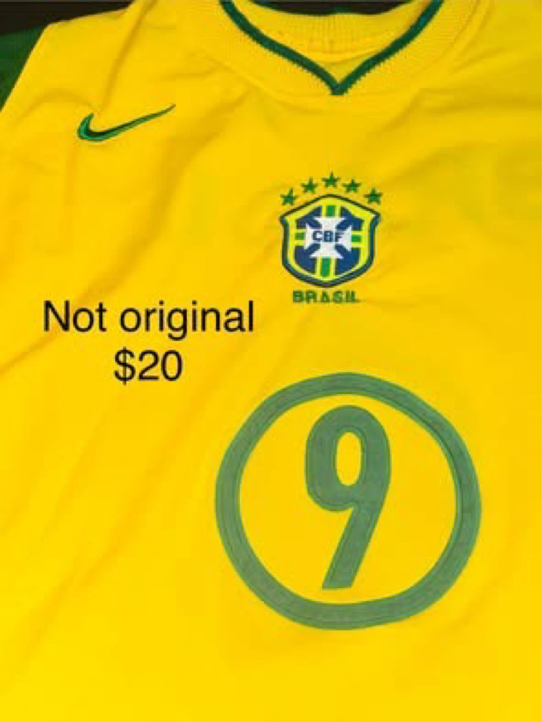 Brazil National Football Team Jersey - Number 9 - photo 3