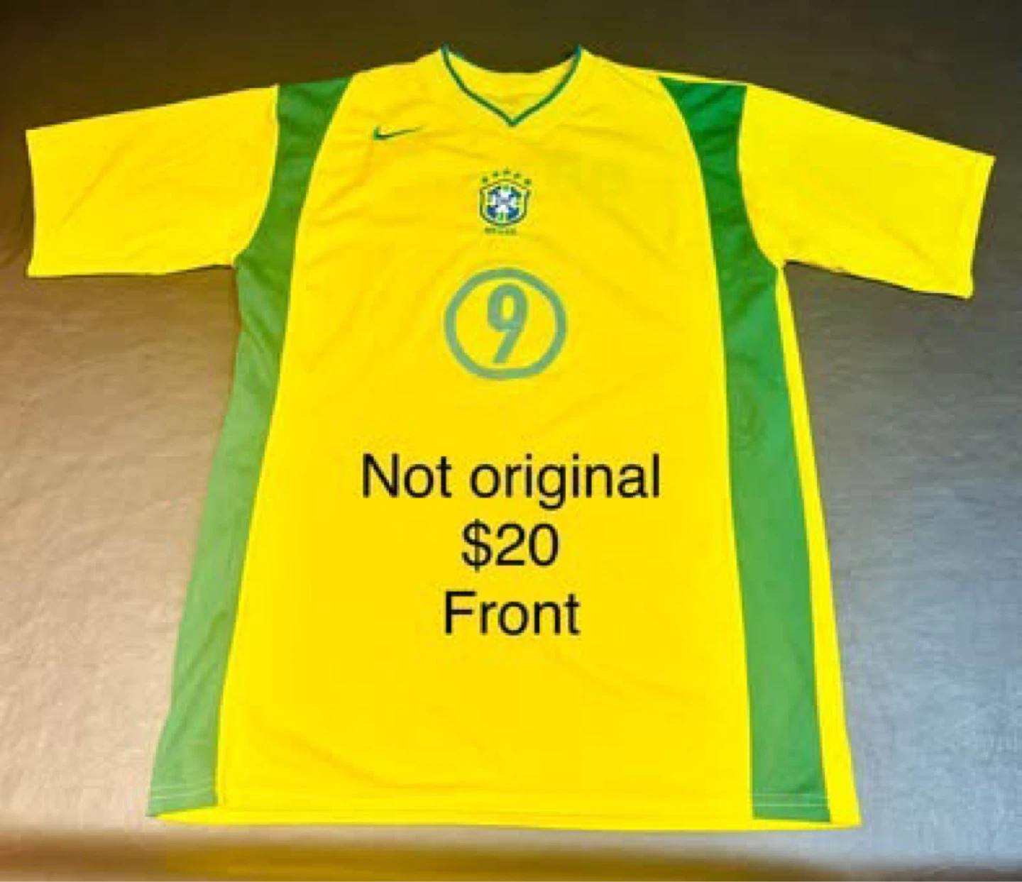 Brazil National Football Team Jersey - Number 9