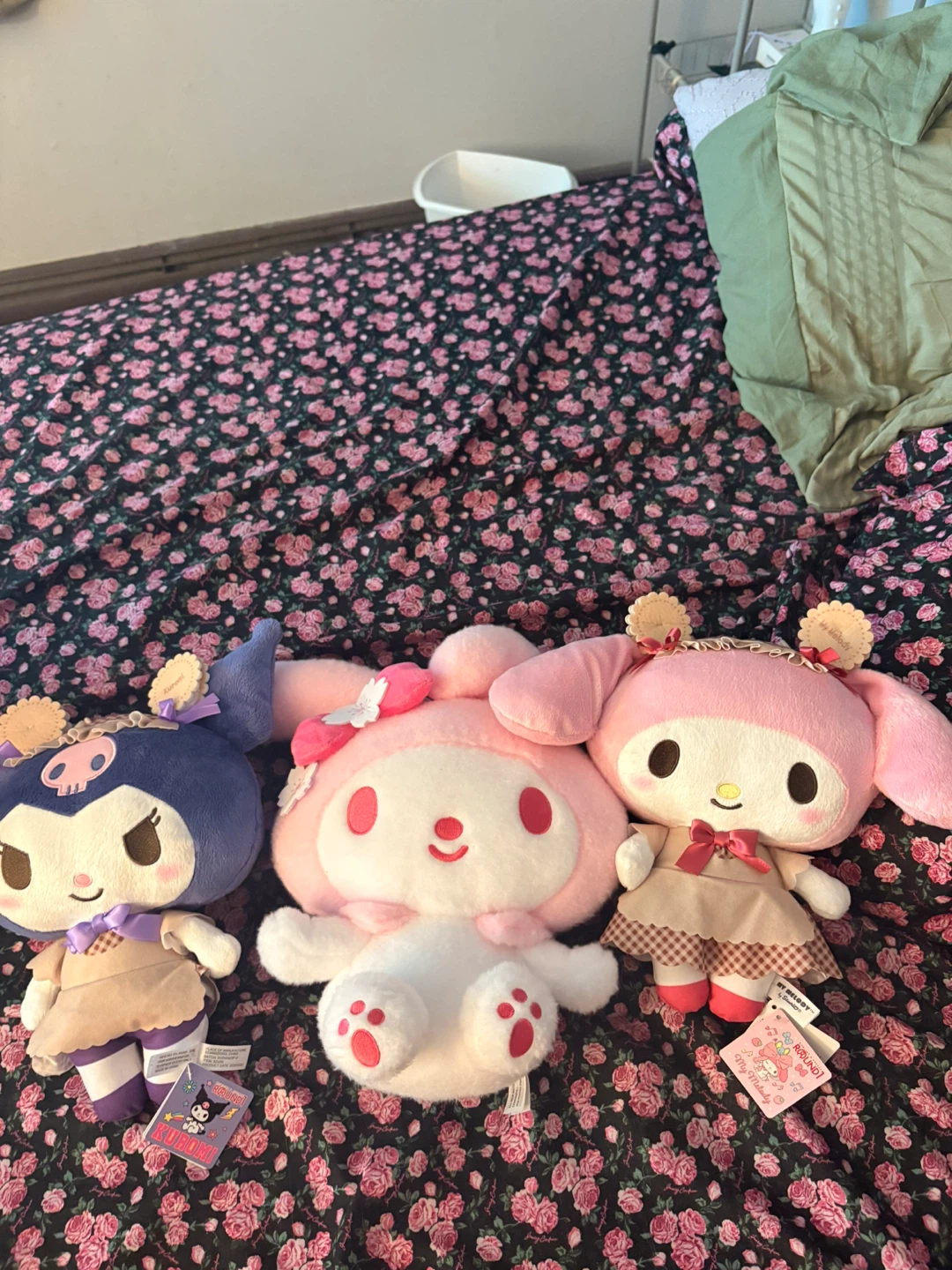 Sanrio My Melody and Kuromi Plush Dolls