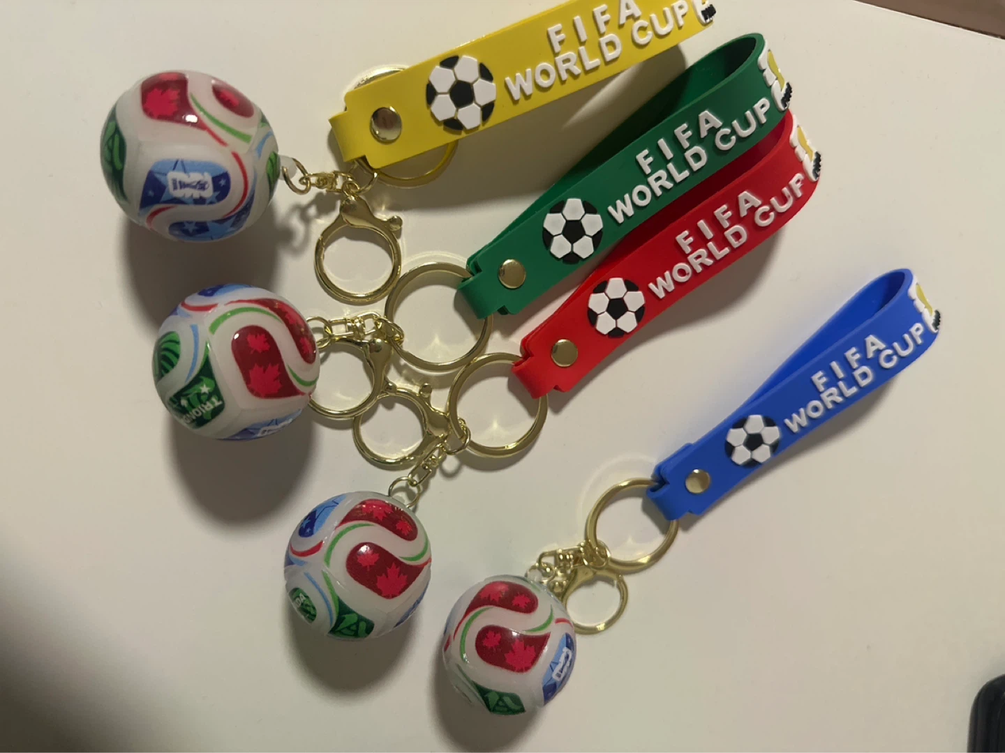 Keychain - Soccer Ball Design