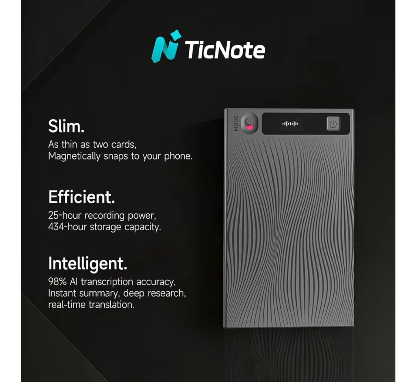 TicNote AI Note Master Recorder