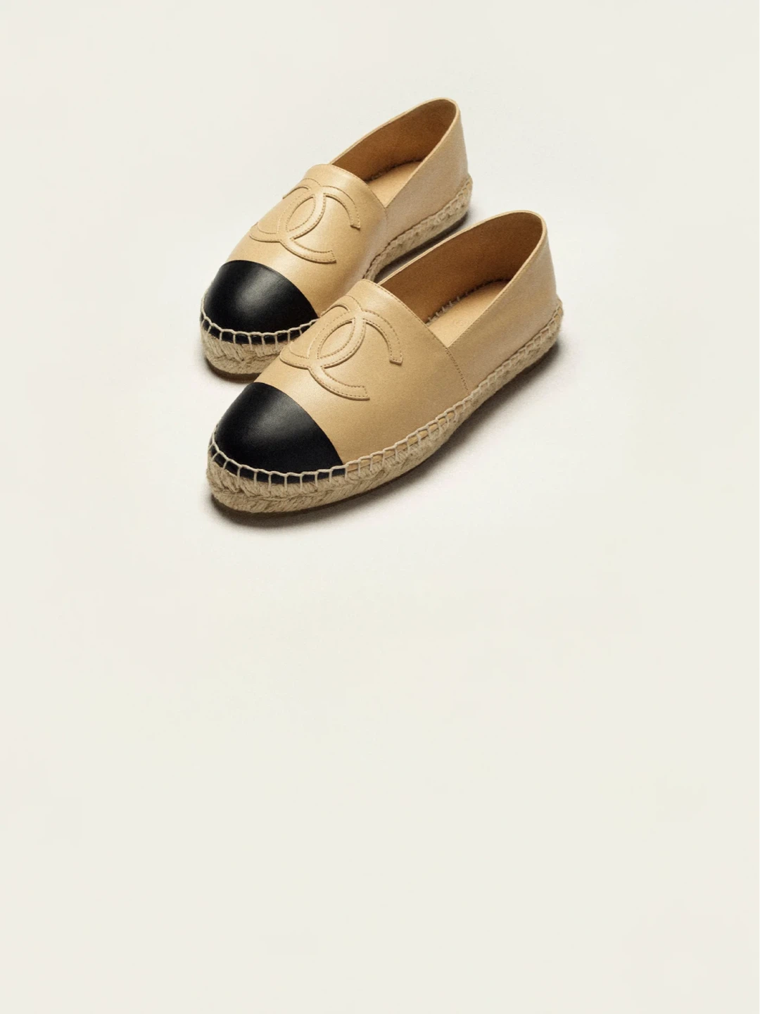 Chanel Espadrilles Beige/Black 37 EU