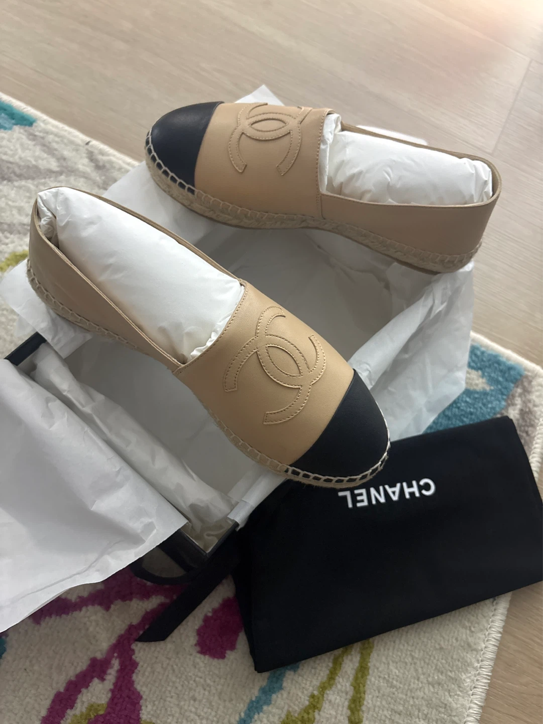 Chanel Espadrilles Beige/Black 37 EU - photo 2