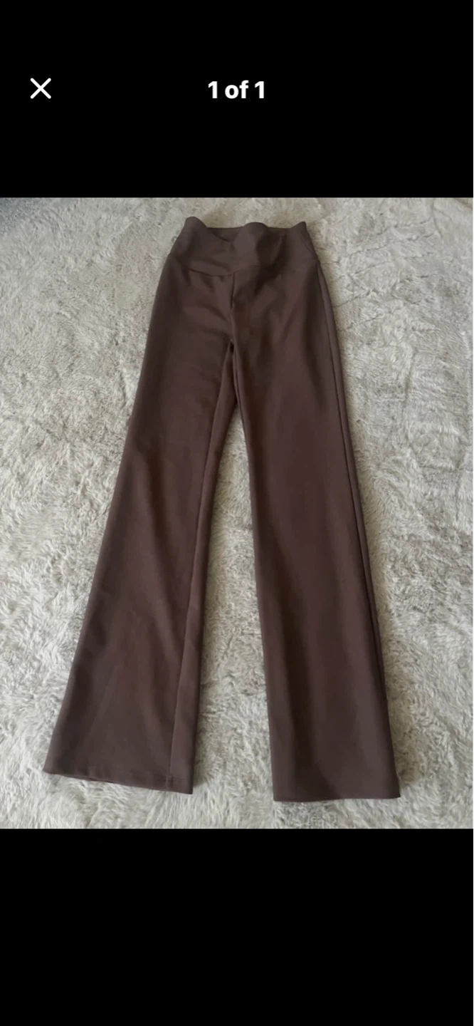 Brown Wide Leg Pants