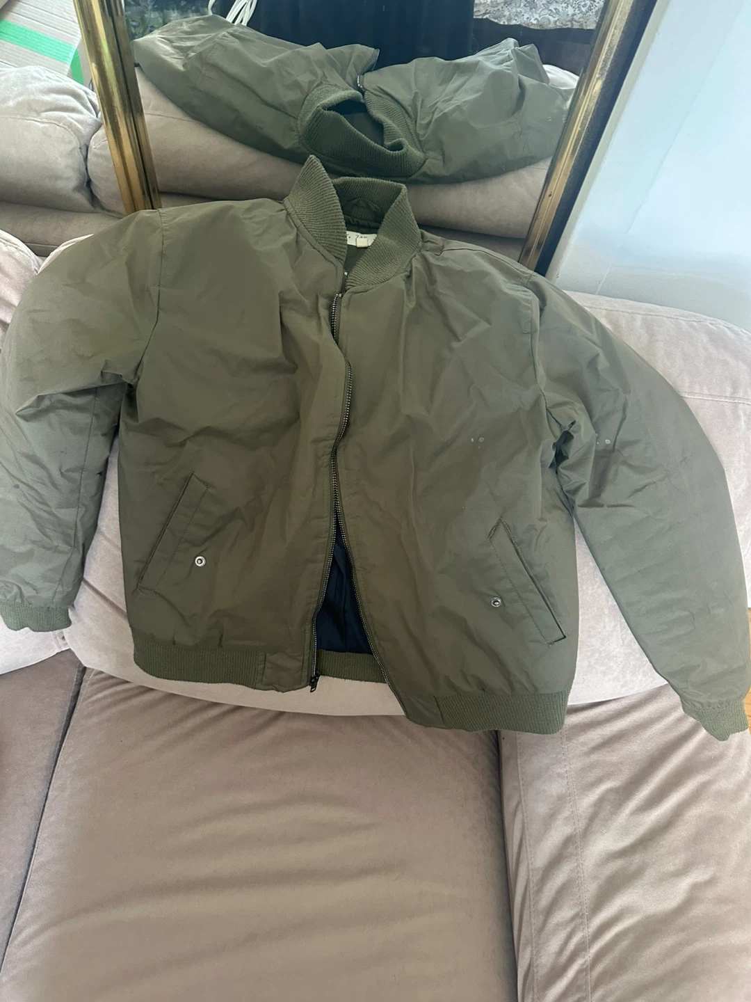 ZAK. Bomber Jacket - Olive Green