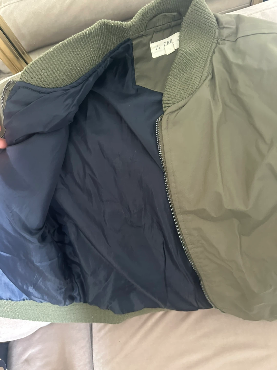 ZAK. Bomber Jacket - Olive Green - photo 2