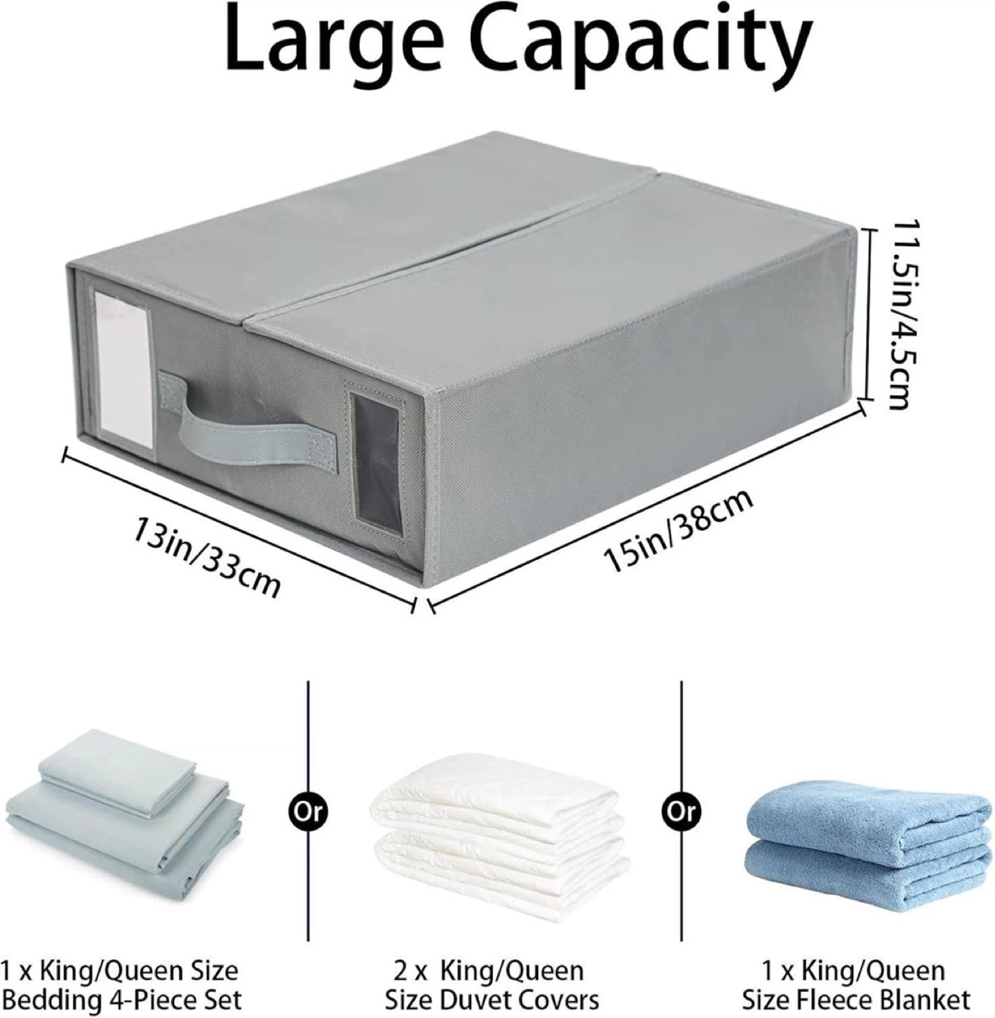 8PK Organiser/Storage Bed Sheet Linen - photo 2