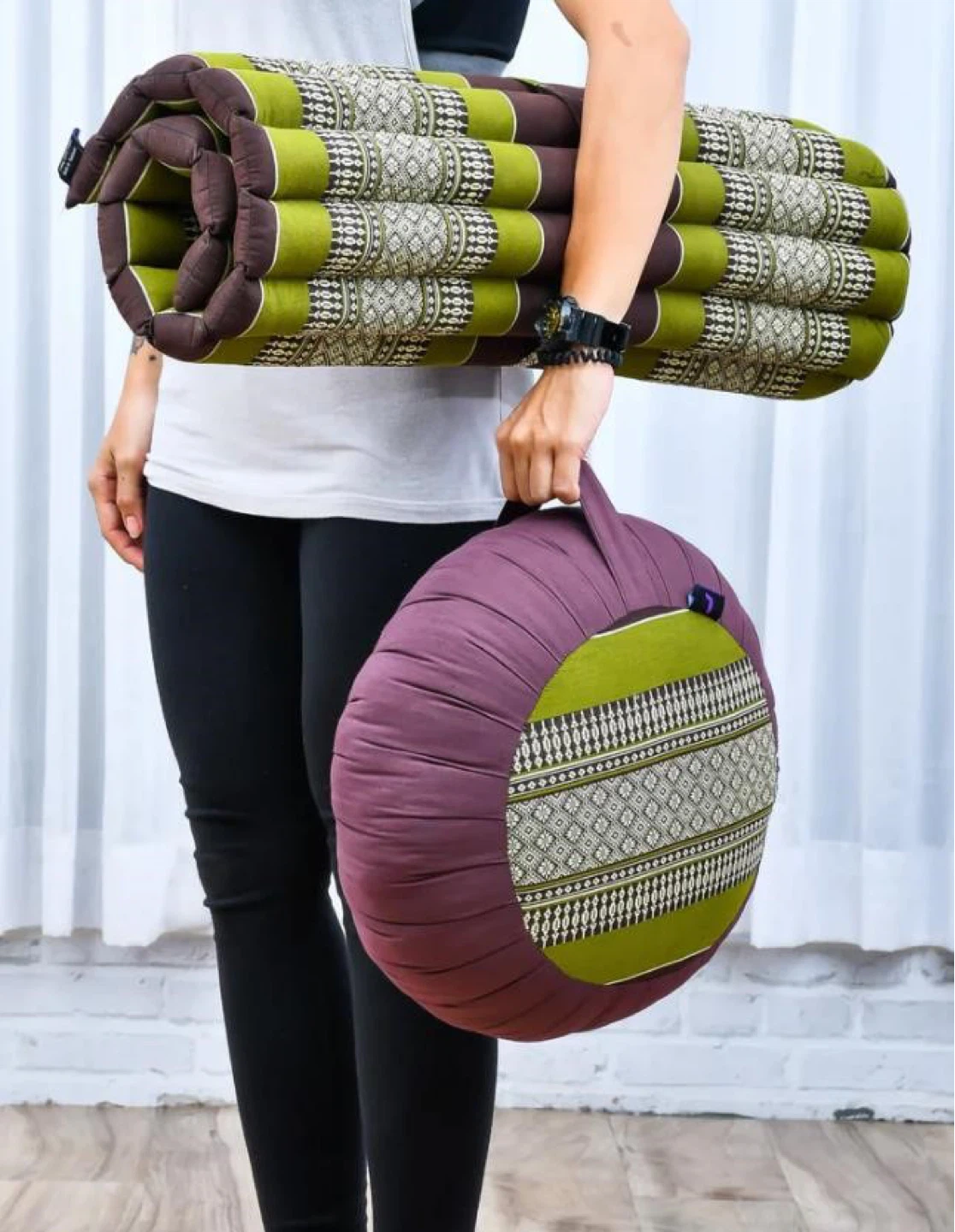 Thai Kapok Floor Pillow and Mat Set - photo 3