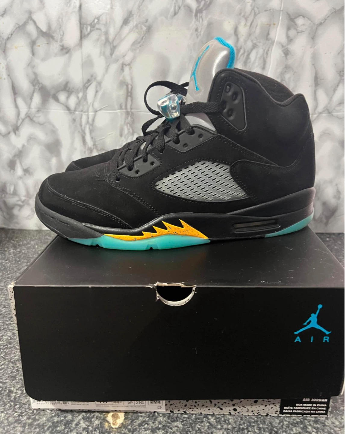 Air Jordan 5 "Racer Blue"  Sneakers - photo 3