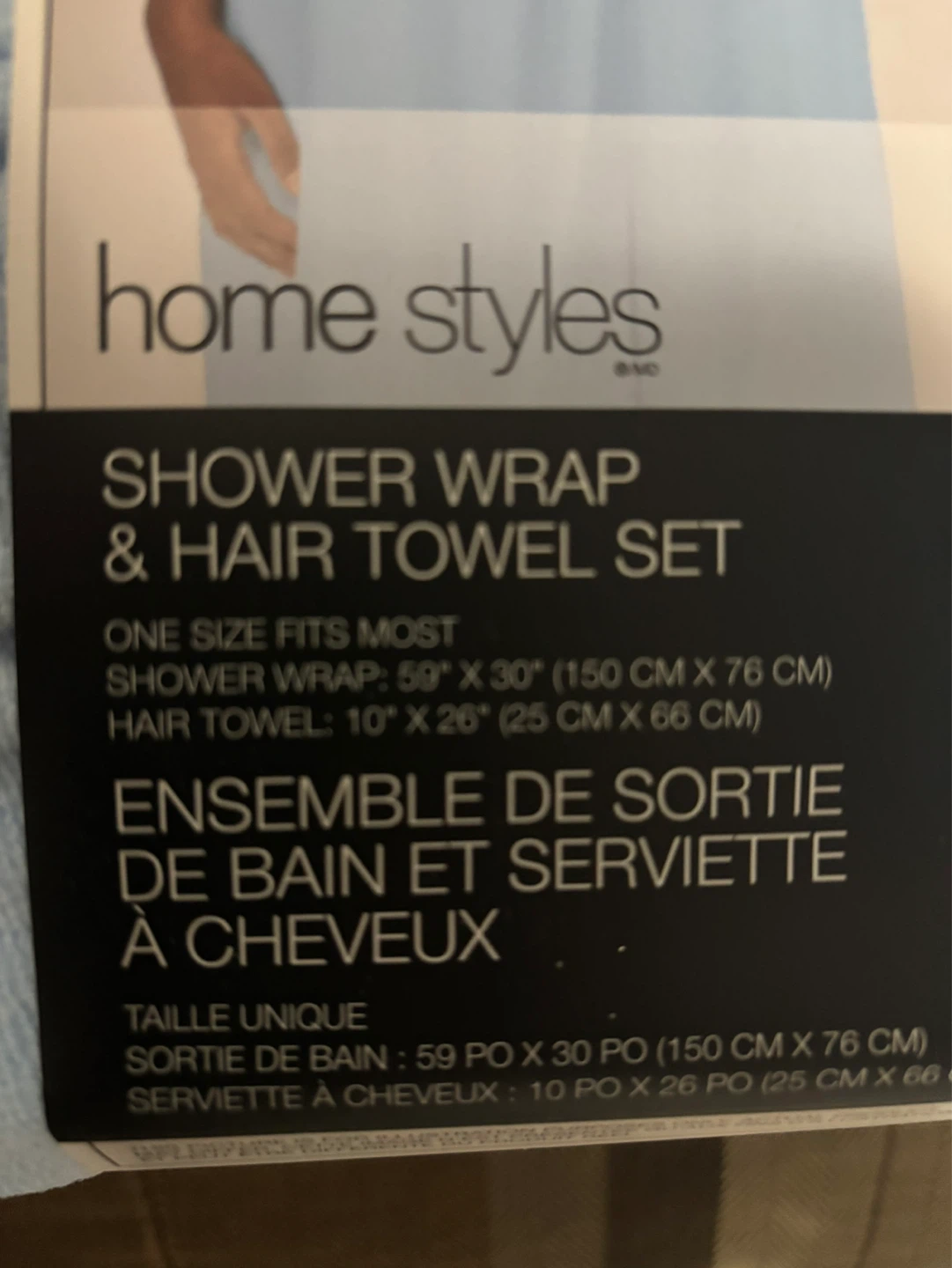 Home Styles Shower Wrap & Hair Towel Set - photo 2