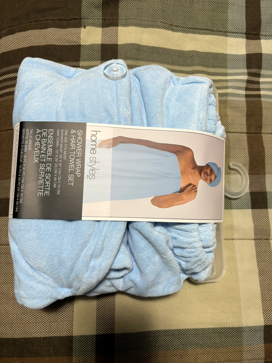 Home Styles Shower Wrap & Hair Towel Set