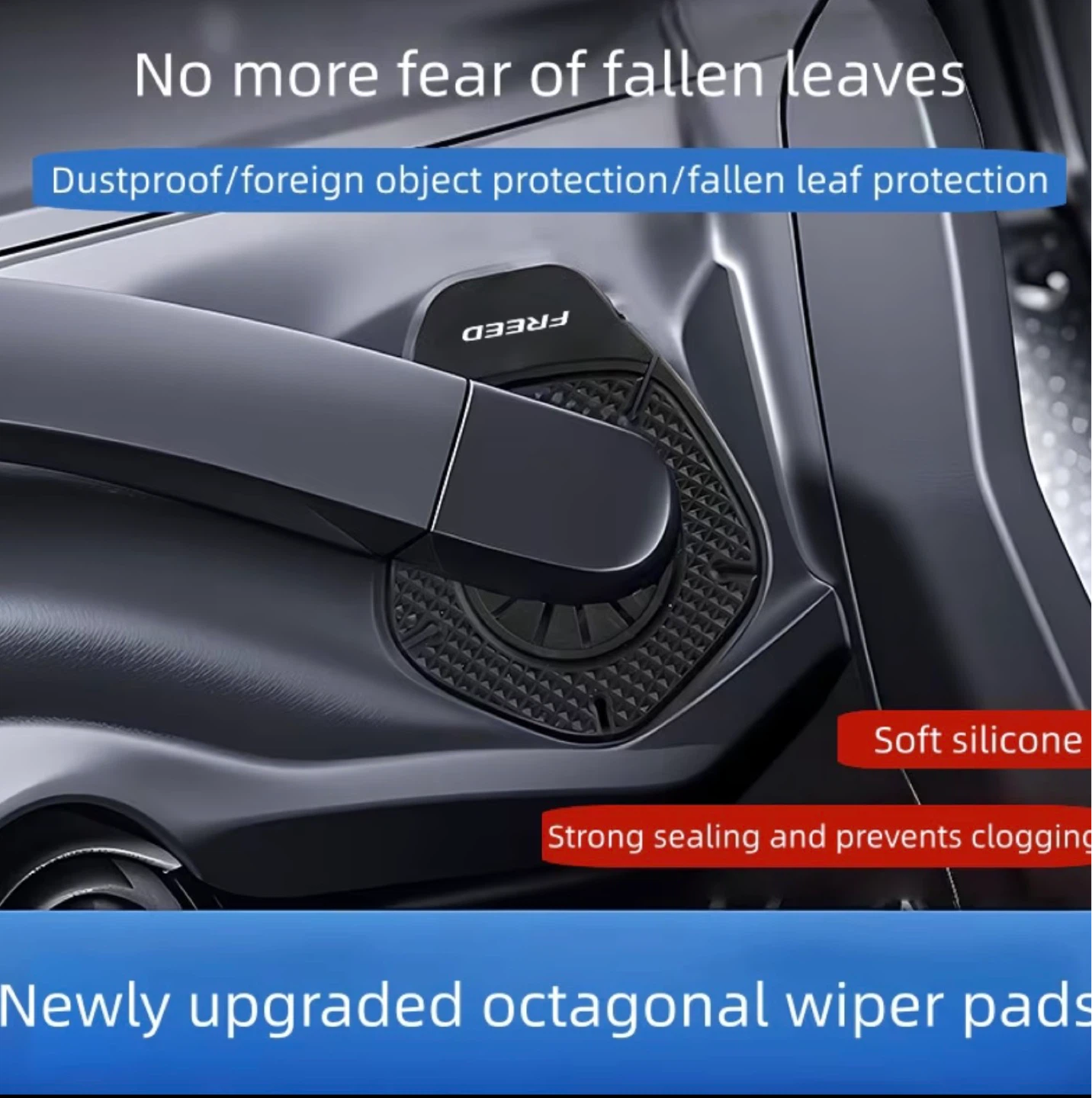 FREED Car Silicone Wiper Pads - photo 3