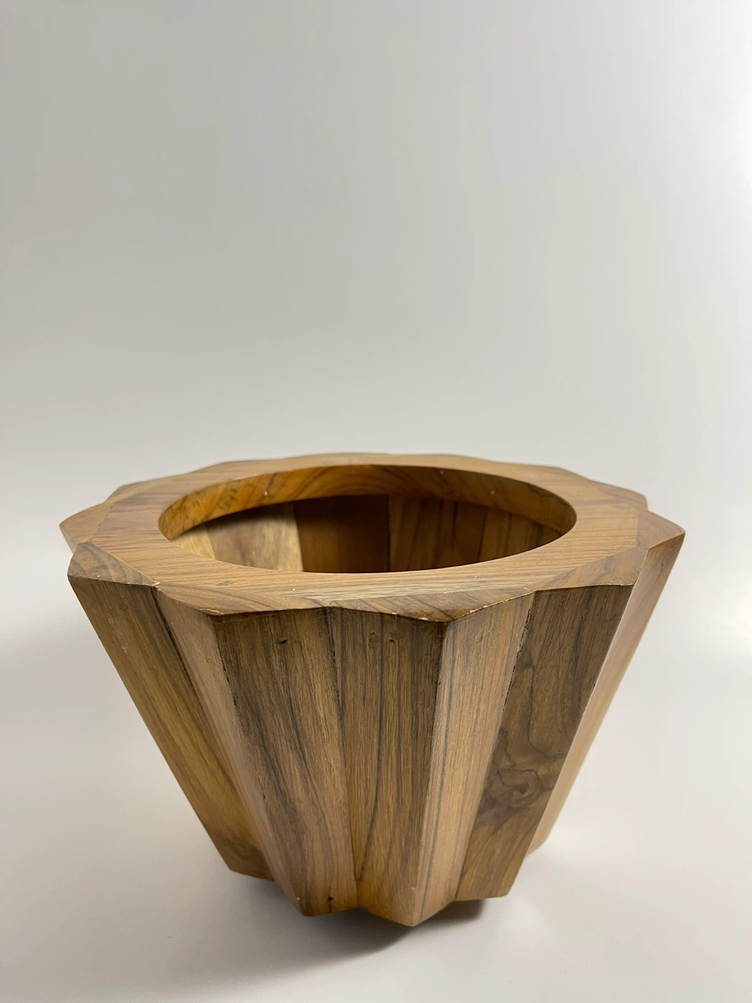 Wooden Planter Pot Holder - photo 4
