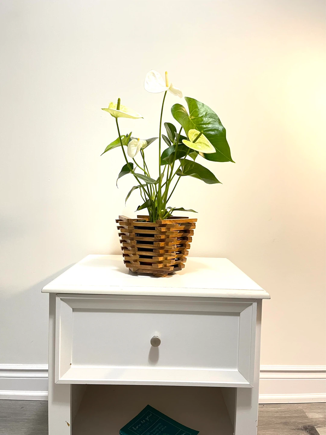 Wooden Planter Pot Holder - photo 3