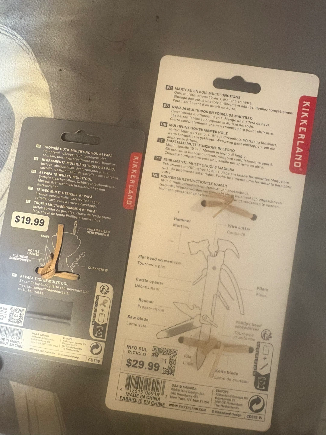 Kikkerland Wooden Hammer Multi-Tool - photo 2
