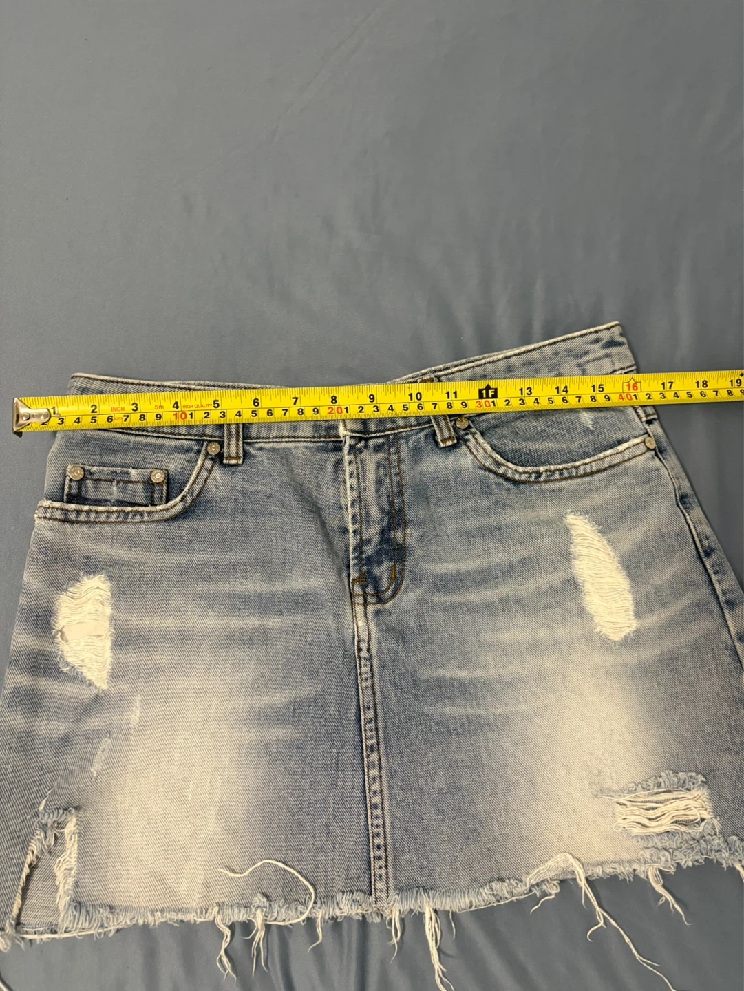 Vintage Denim Mini Skirt - photo 5
