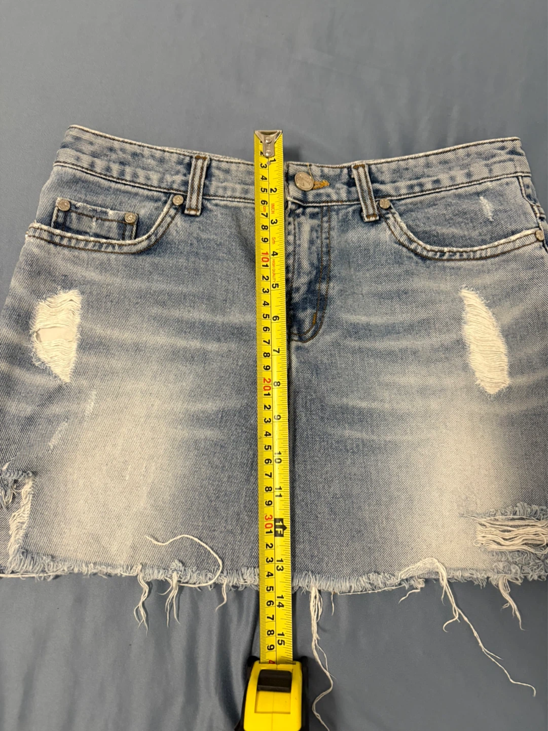Vintage Denim Mini Skirt - photo 4
