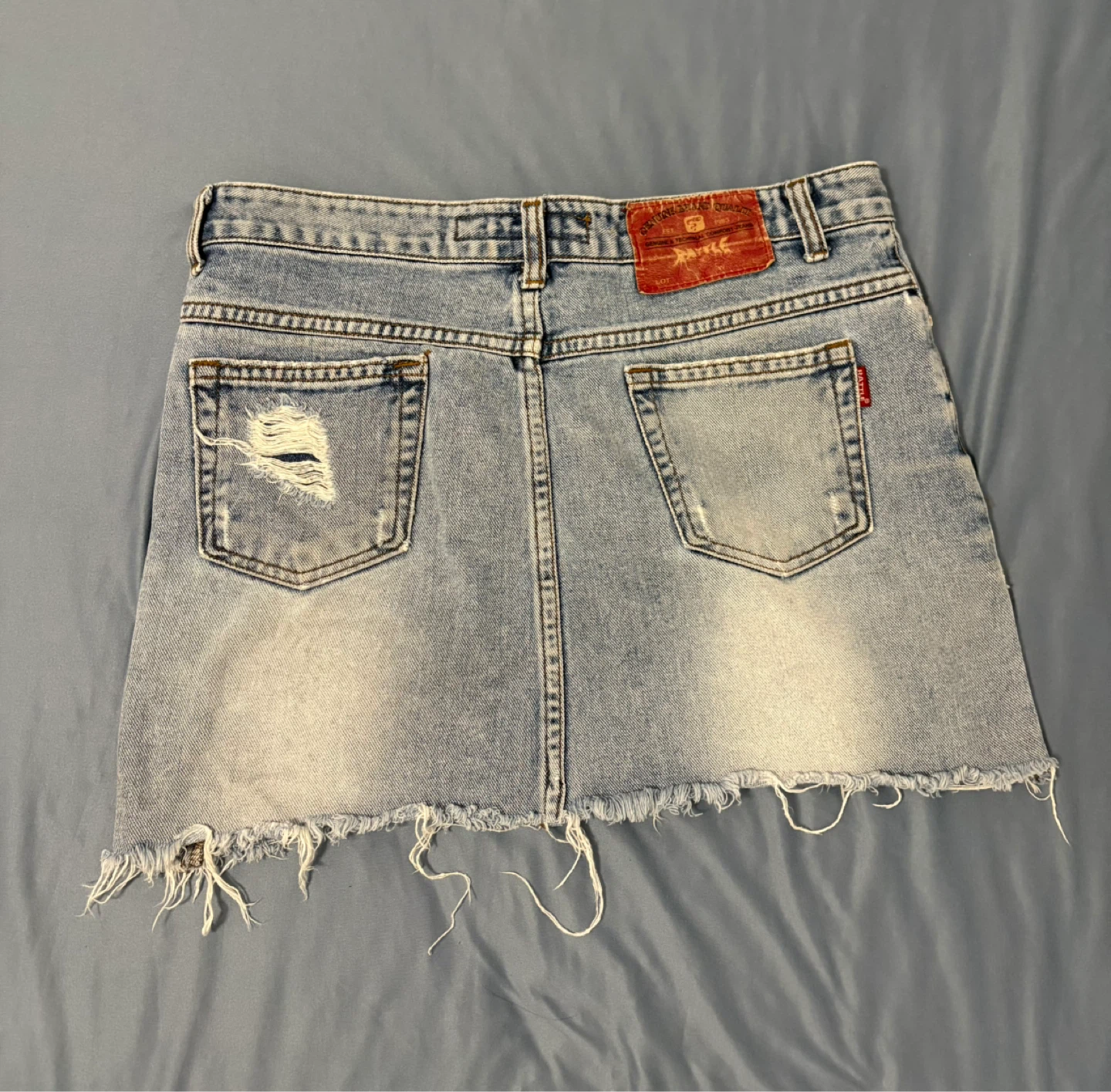 Vintage Denim Mini Skirt - photo 3