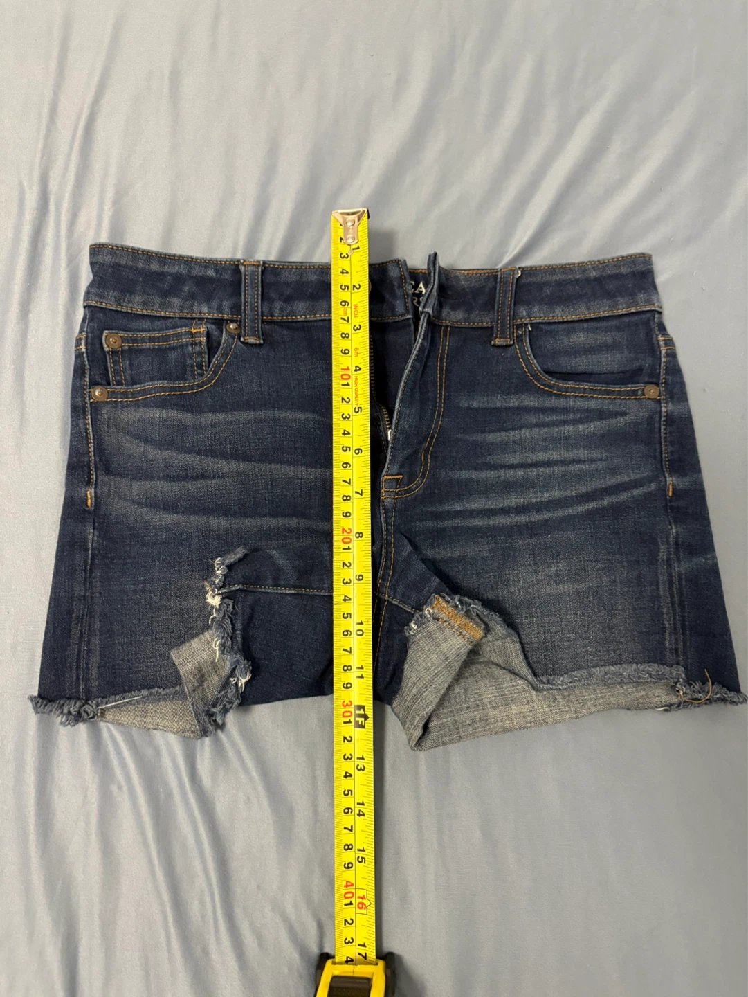 American Eagle Outfitters Hi-Rise Shortie Jean Shorts - photo 5