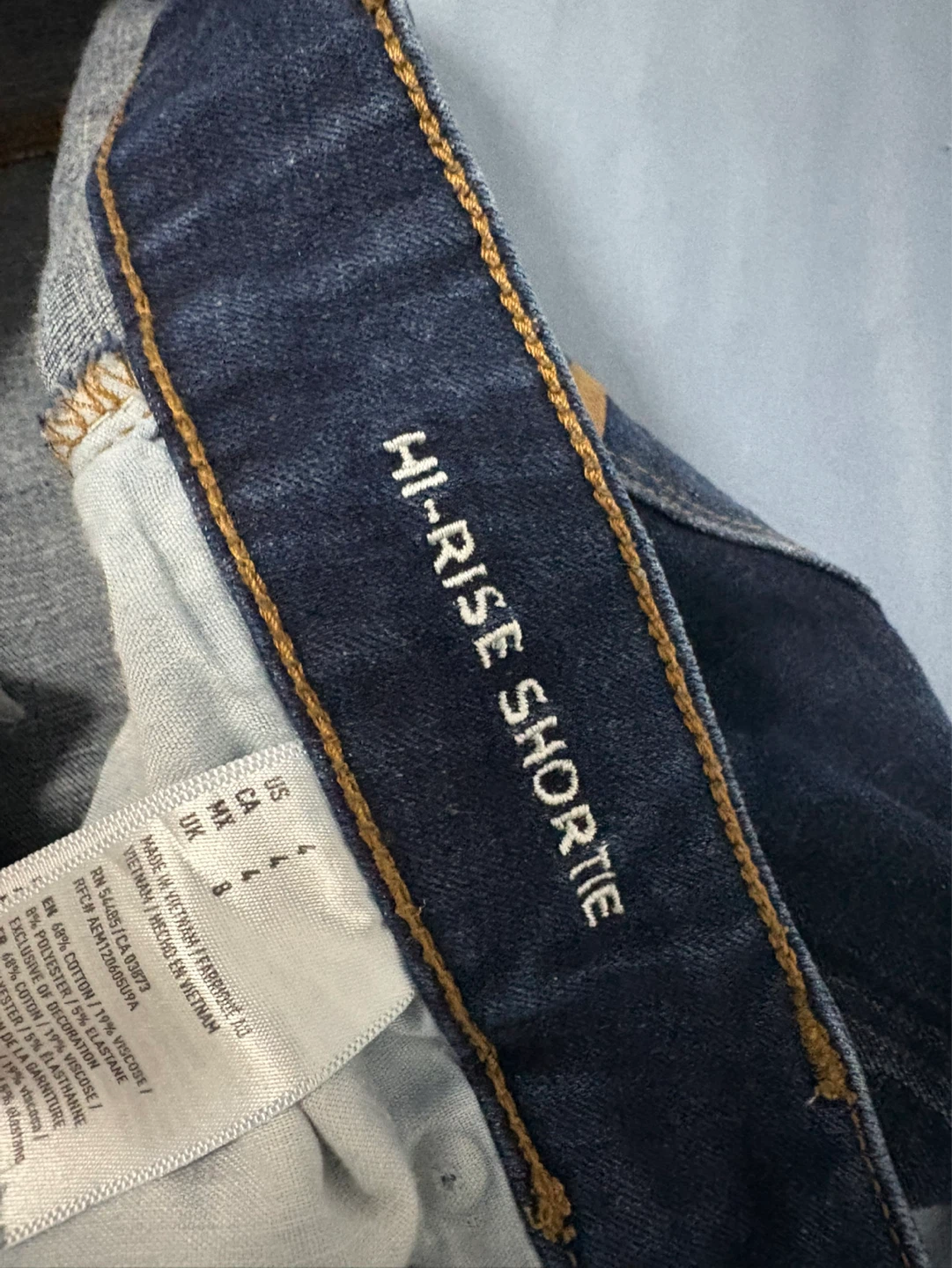 American Eagle Outfitters Hi-Rise Shortie Jean Shorts - photo 3