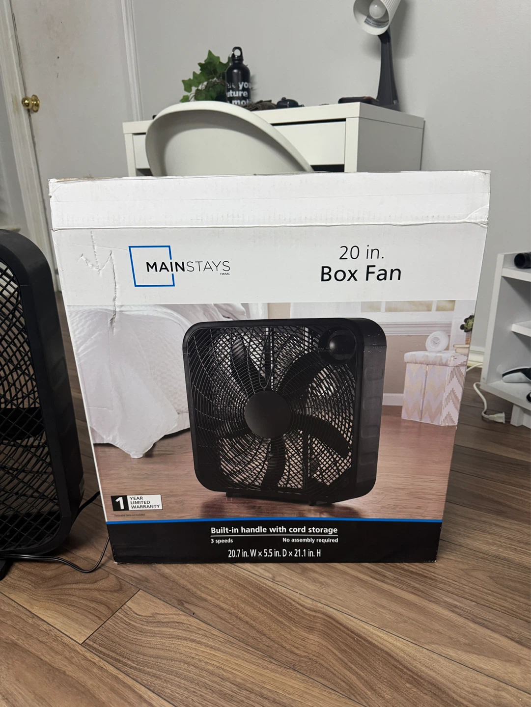Mainstays 20 in. Box Fan