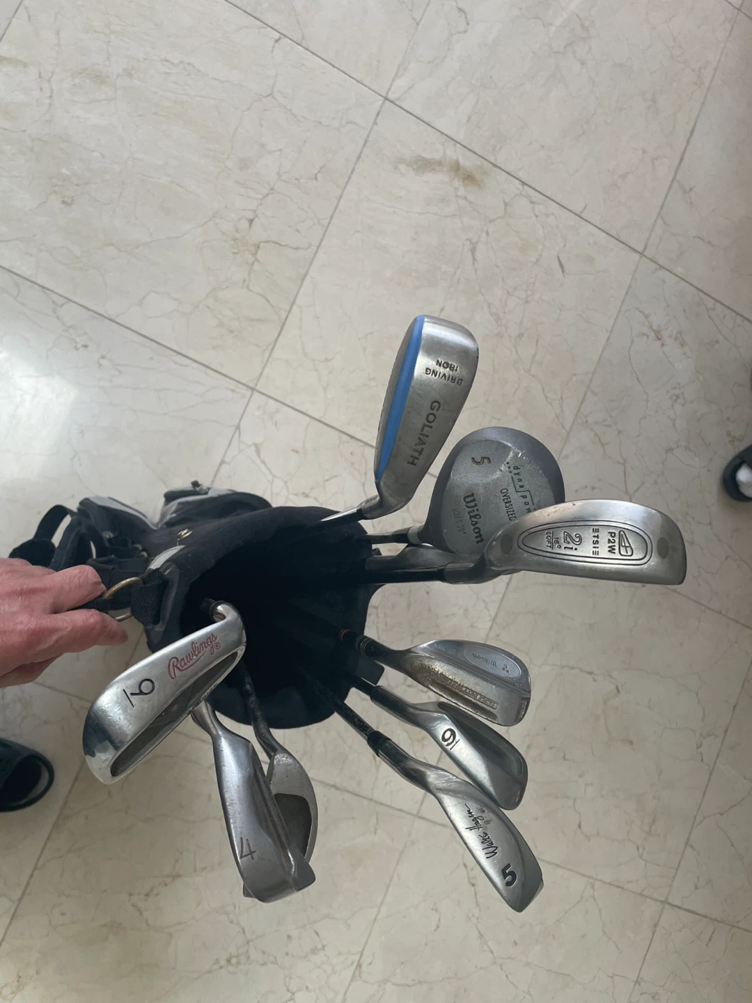 RAM Golf Bag with Assorted Clubs - photo 2