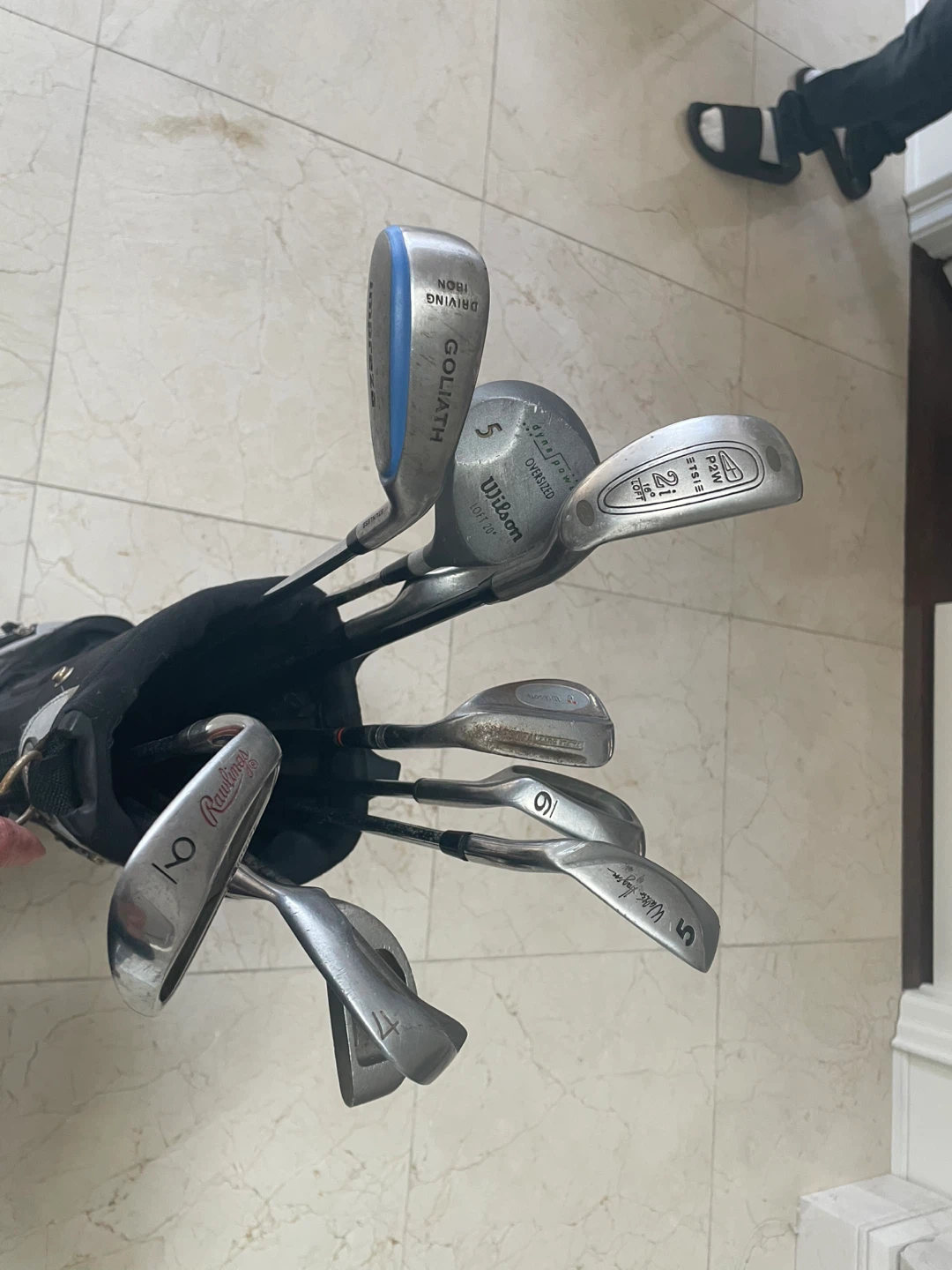 RAM Golf Bag with Assorted Clubs