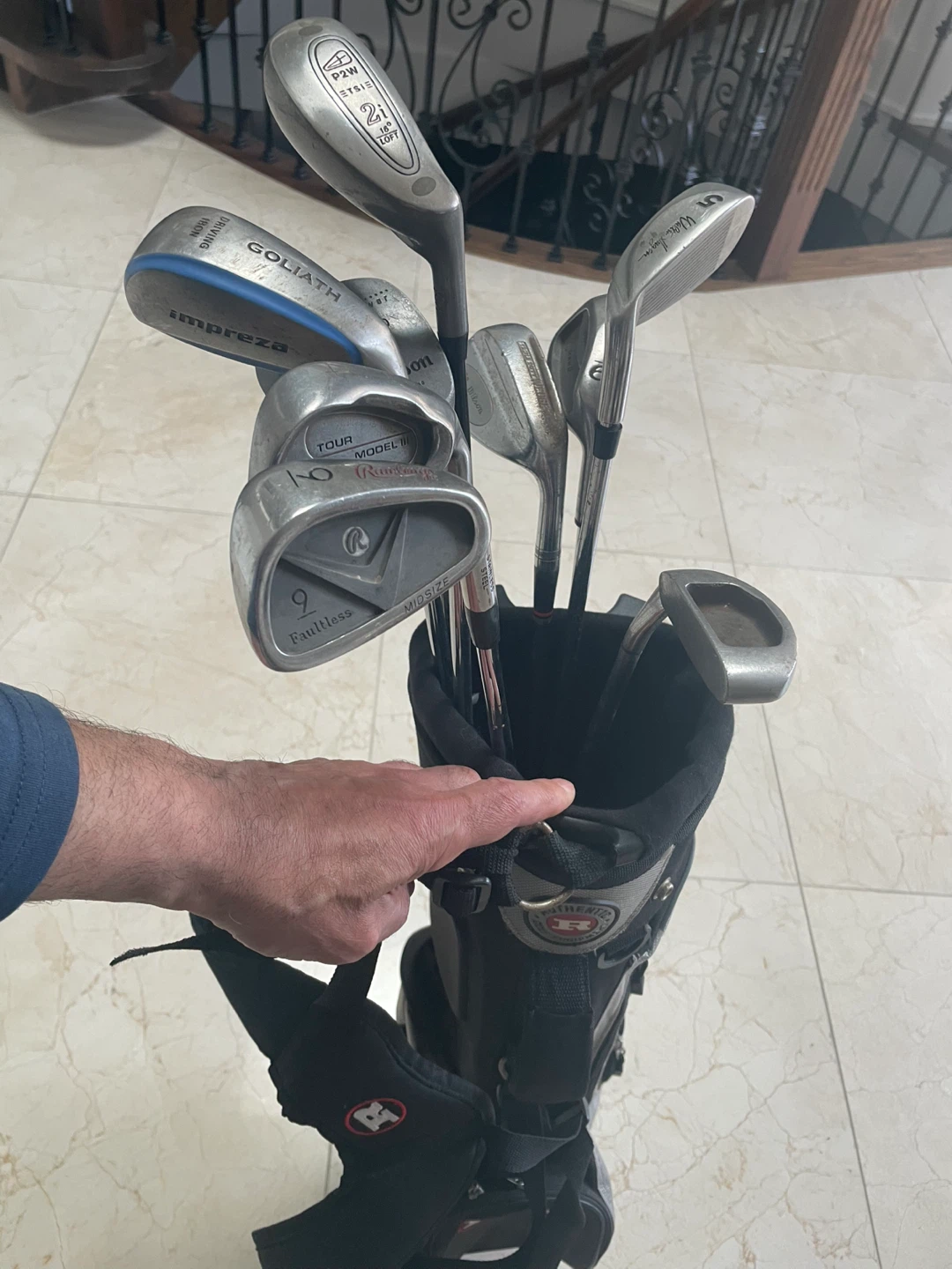 RAM Golf Bag with Assorted Clubs - photo 5