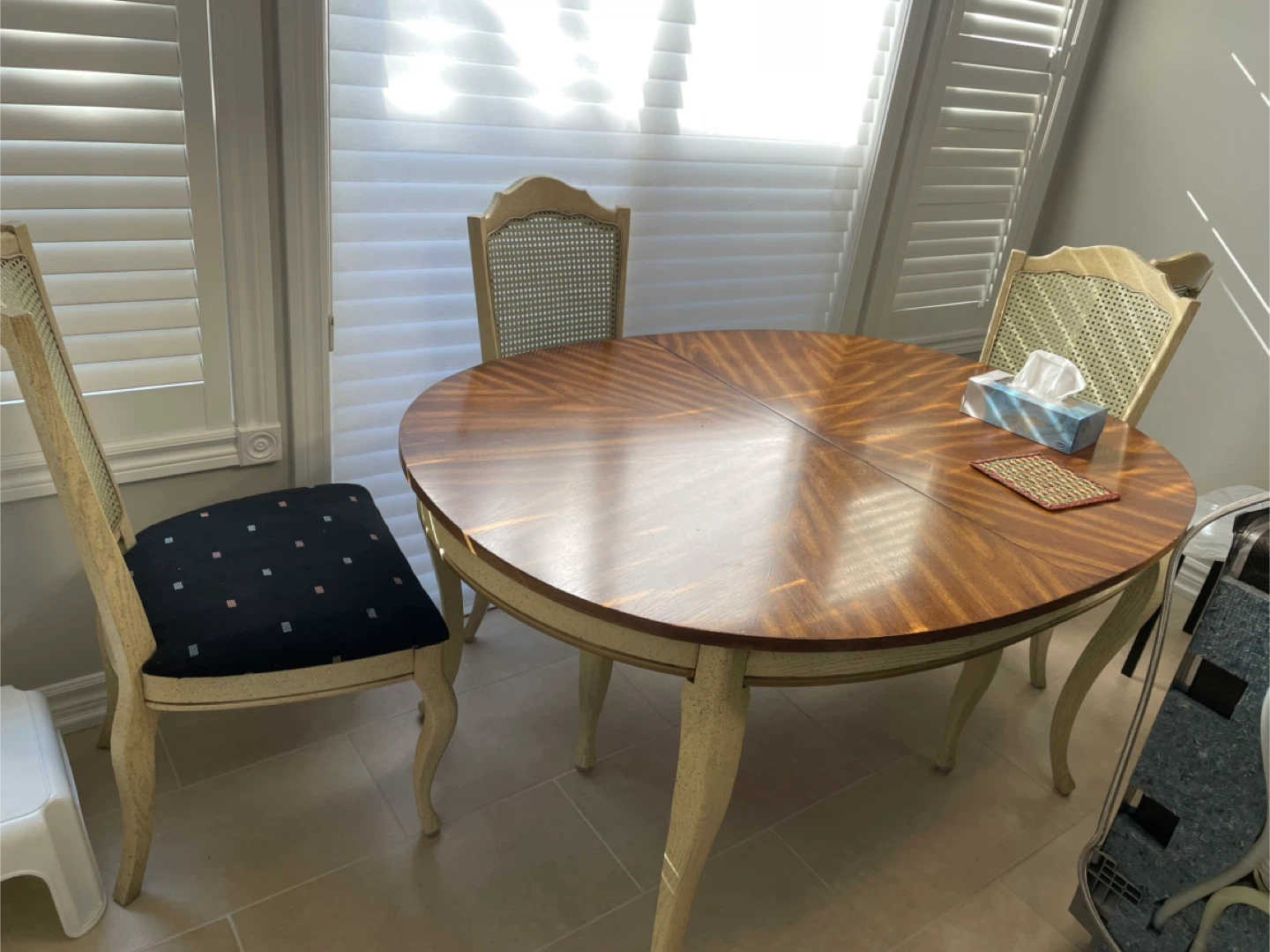 Oval Dining Table Set with 3 Chairs - photo 2