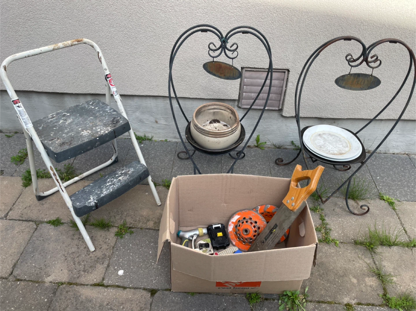 Mixed Tools and Hardware Box