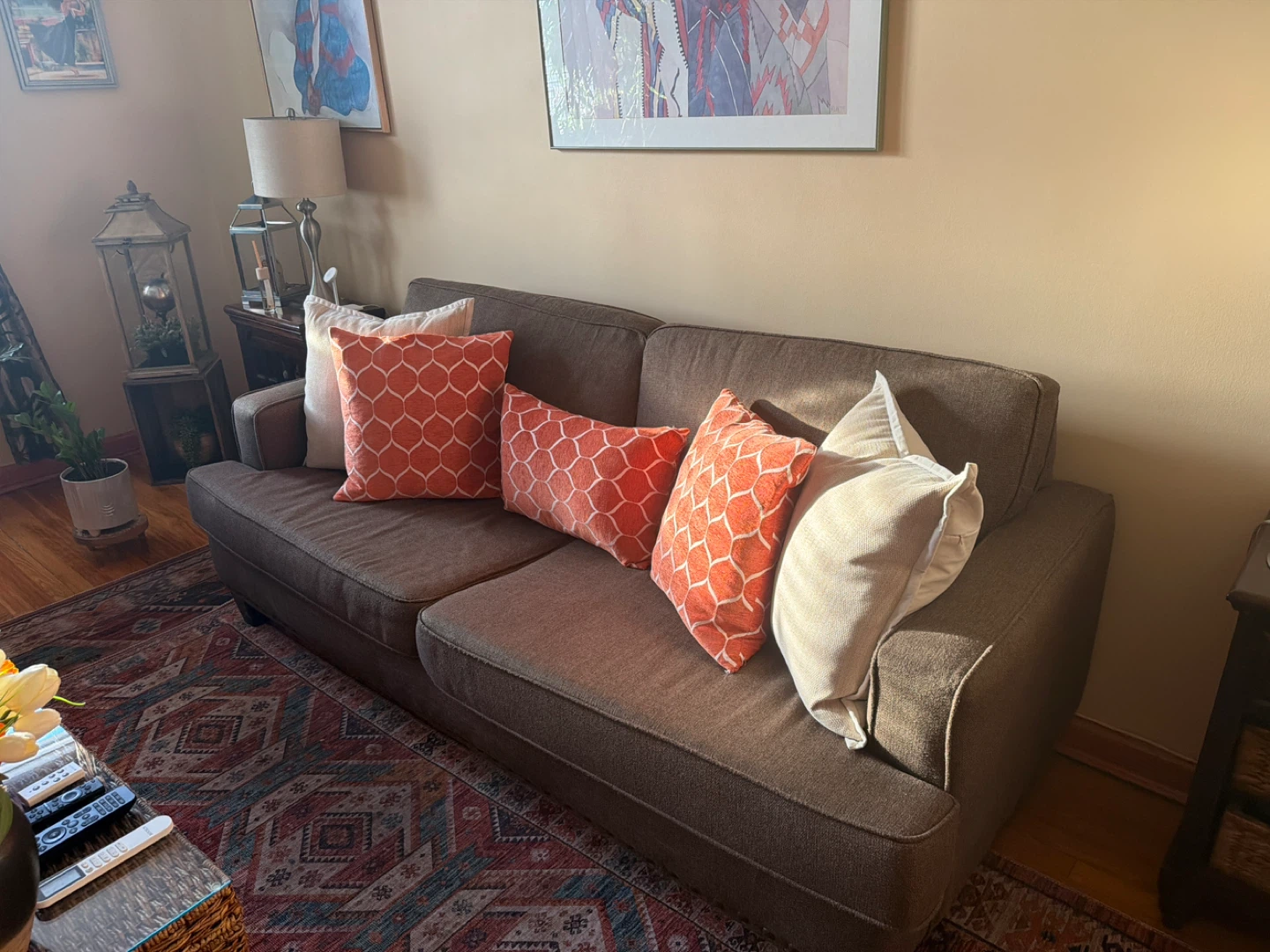 Mid century modern sofá bed and 2 chairs - photo 2