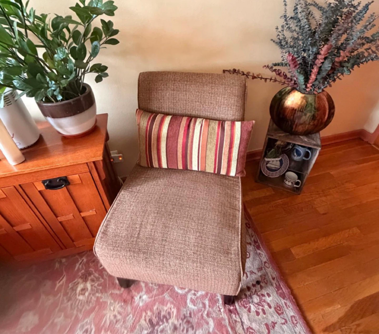 Set of 2 Brown Accent Chair